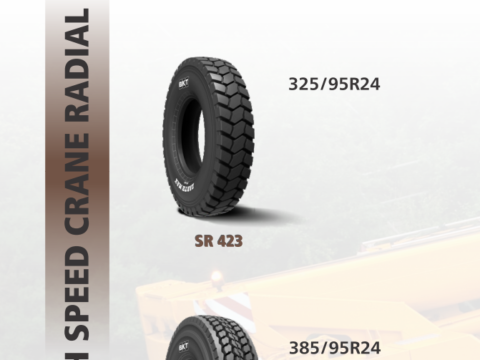 High Speed Crane Radial Tyre