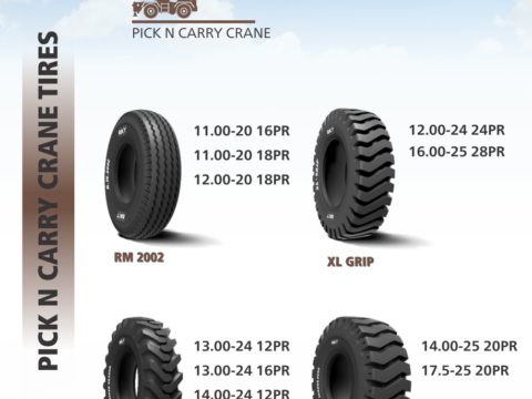 Pick N Carry Crane Tyre 1